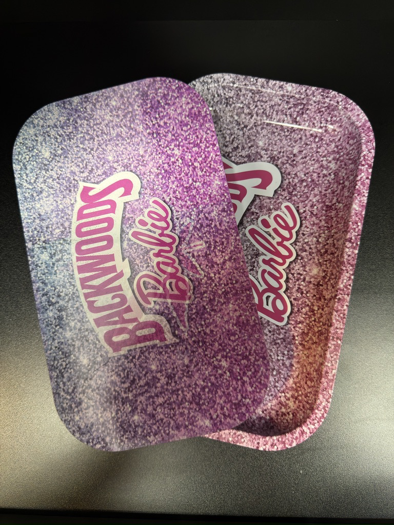 Backwoods Barbie Metal Rolling Tray