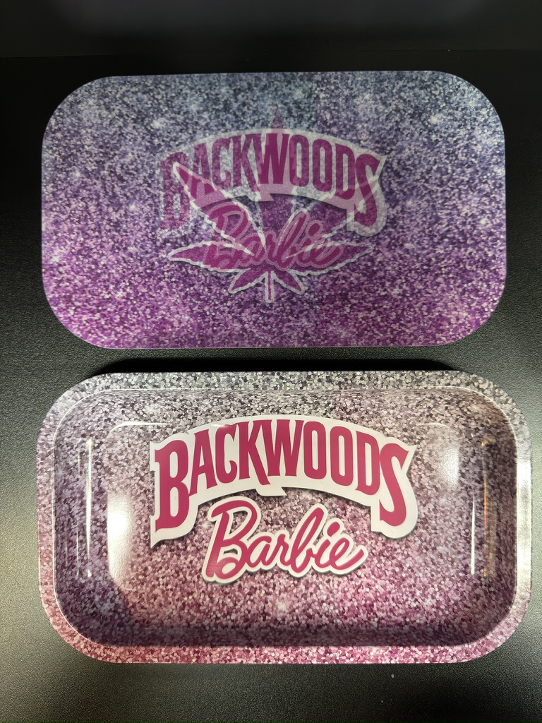 Backwoods Barbie Metal Rolling Tray