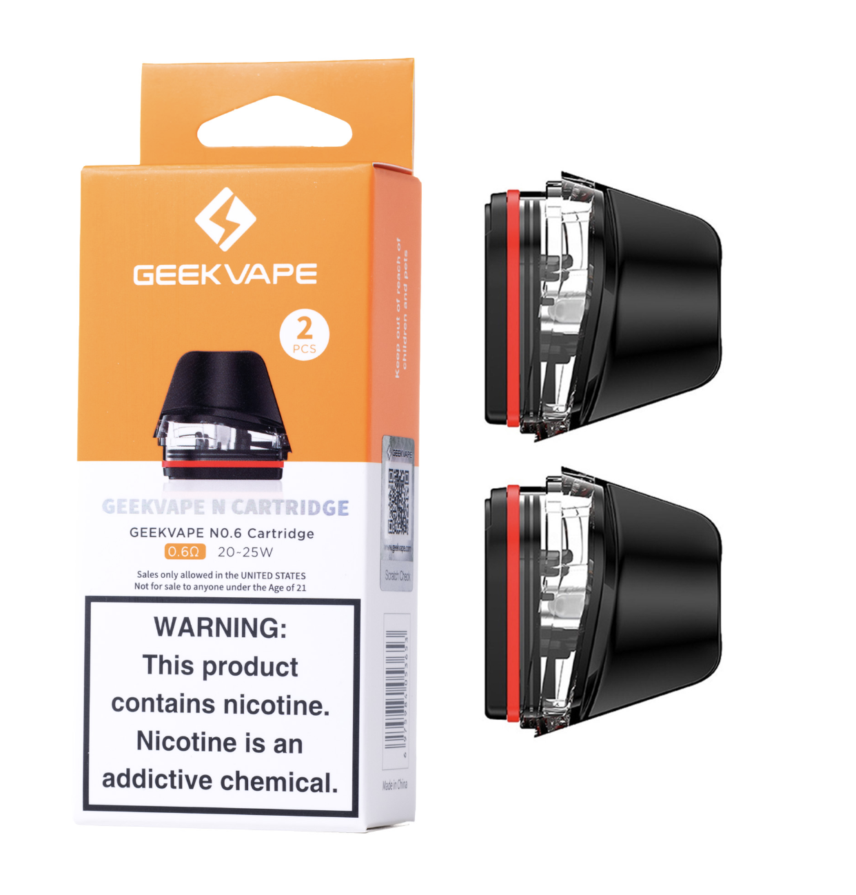 Geek Vape N Cartridge (2-Pack)