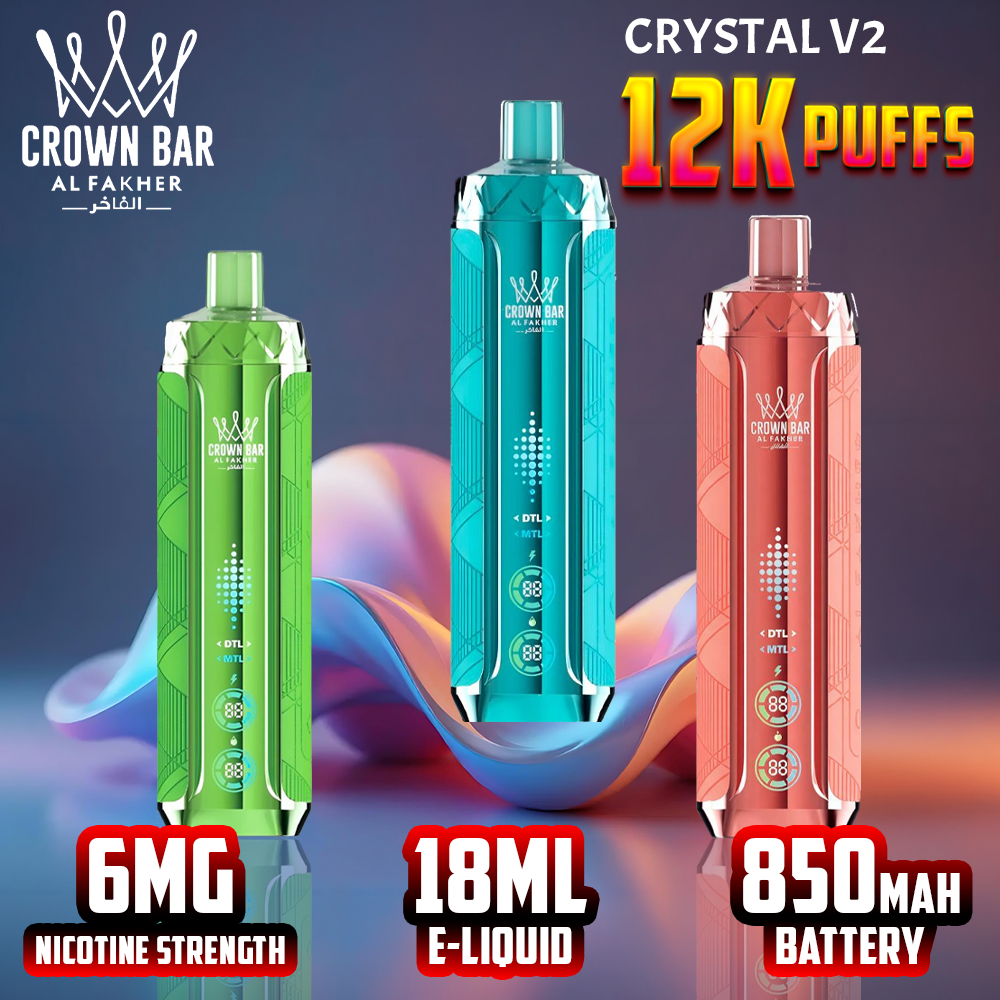 Crown Bar 12K Crystal V2 Disposable Vape
