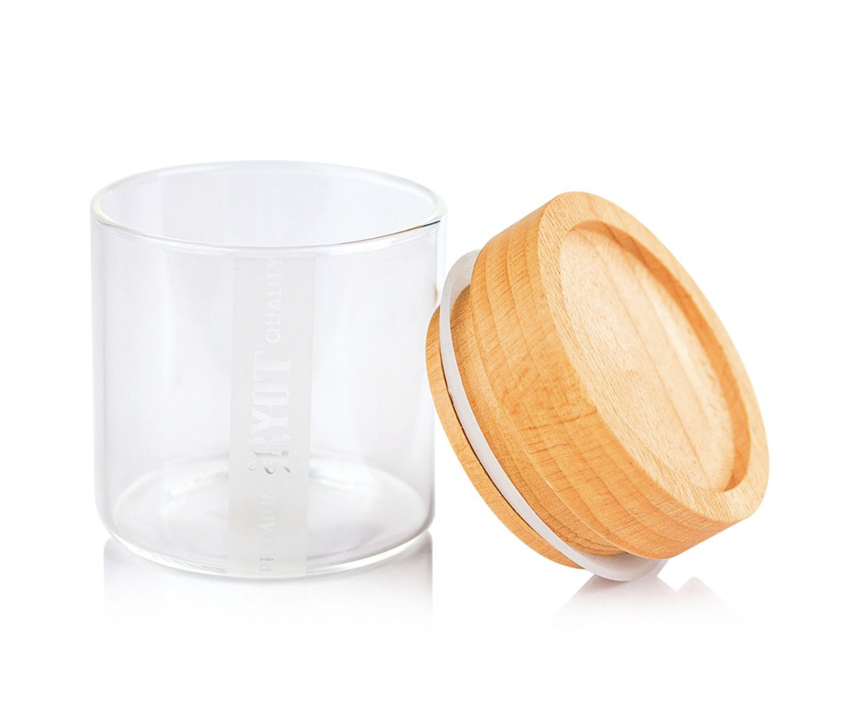RYOT Clear Glass Storage Jar 133 ml