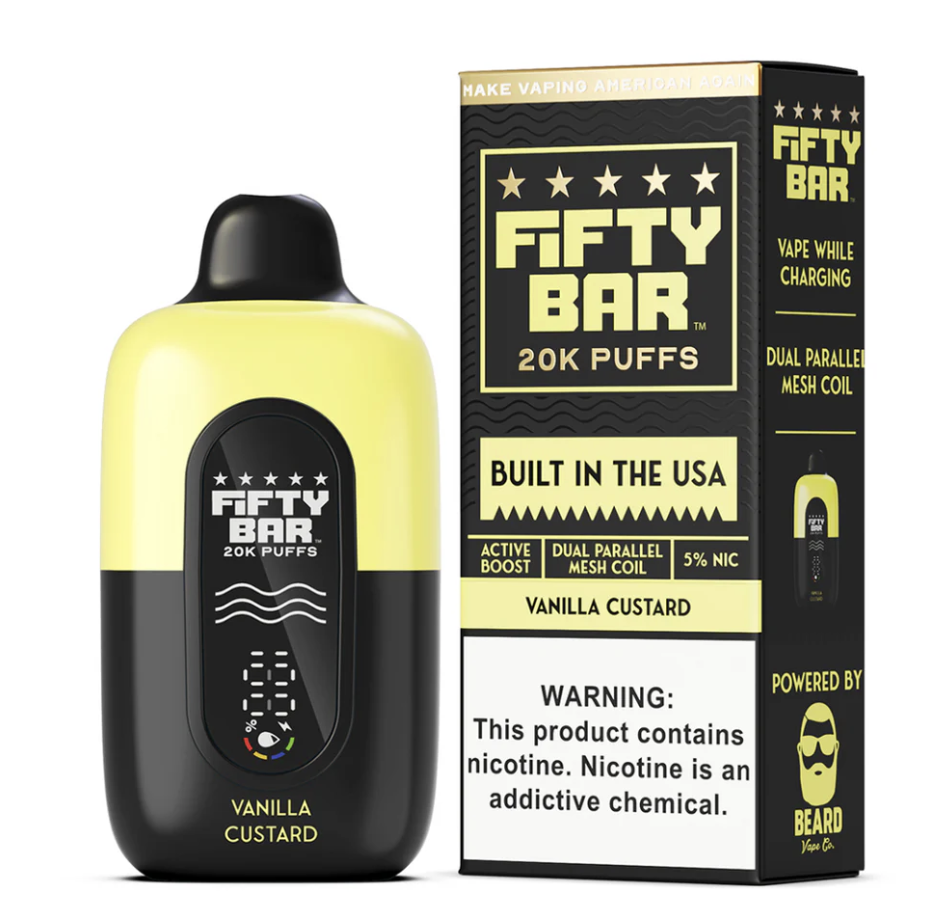 Fifty Bar 20K Black Series Disposable Vape