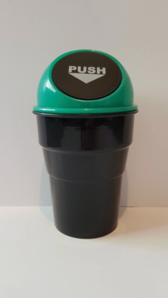 Compact Car Cupholder Trash Can