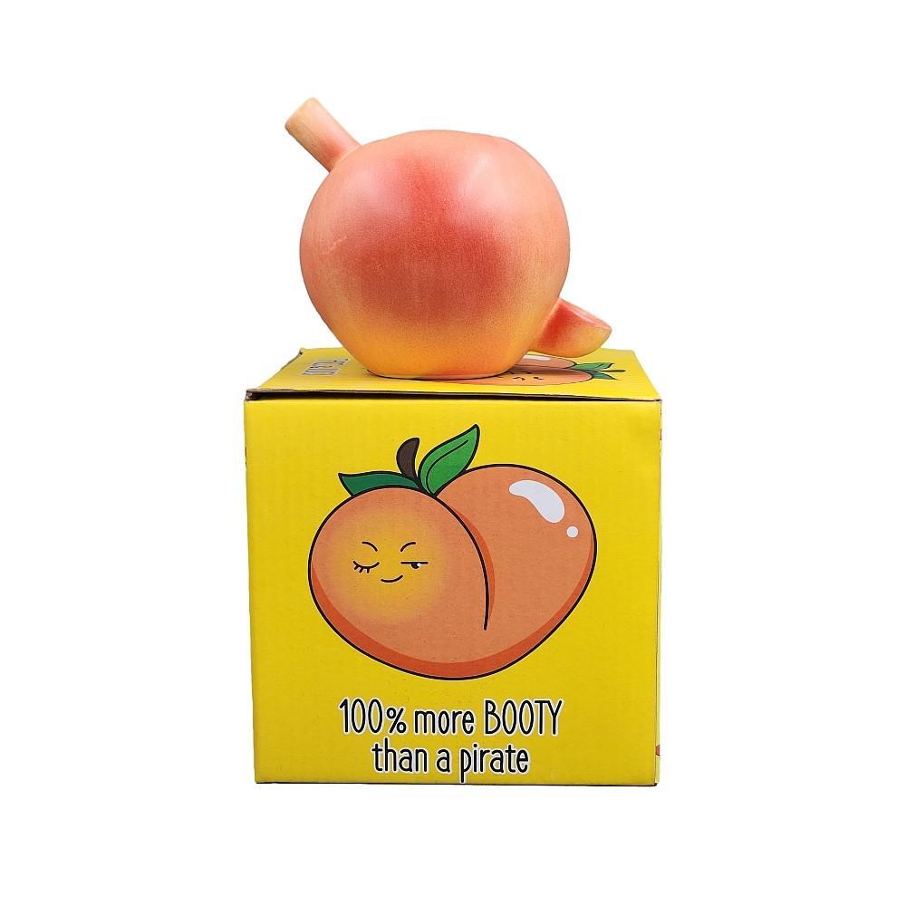 Peach Ceramic Hand Pipe