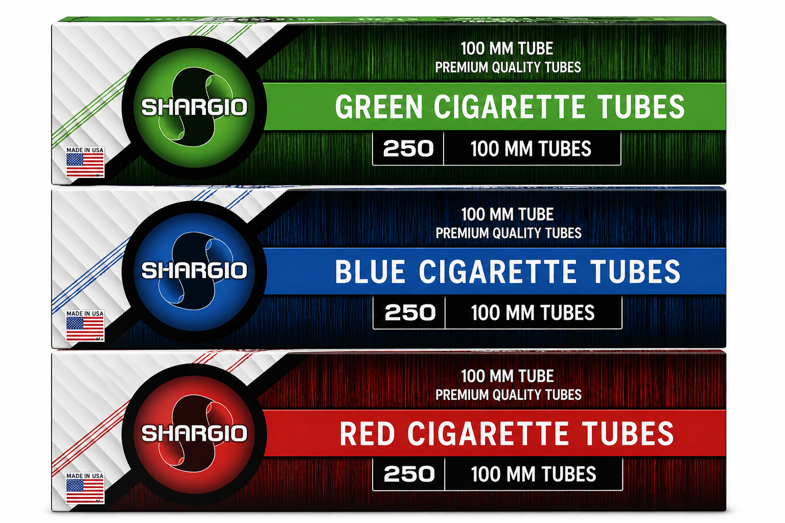 Shargio Cigarette Tubes 250ct