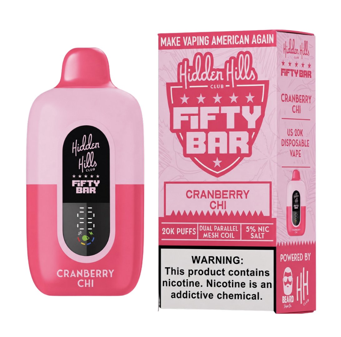 Fifty Bar 20K Hidden Hills Series Disposable Vape