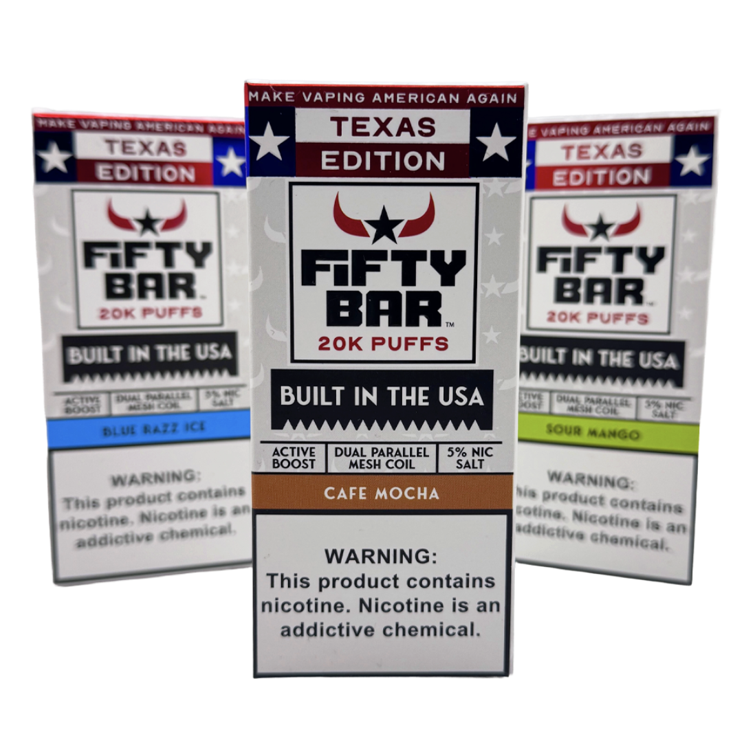 Fifty Bar 20K Texas Edition Disposable Vape