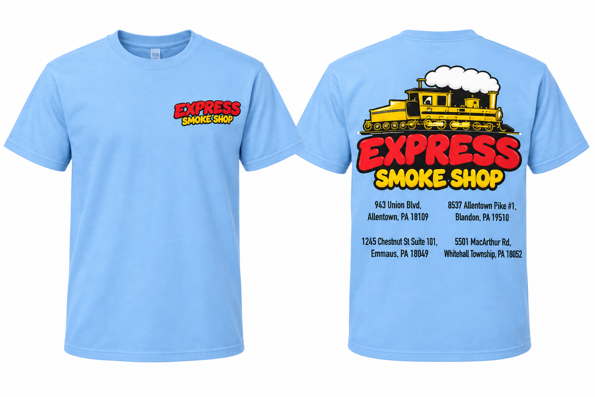 Express Light Blue T-Shirts