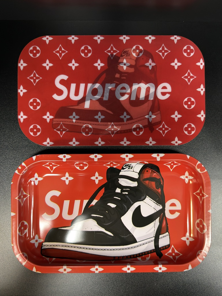 Nike Air x Supreme Red Metal Rolling Tray