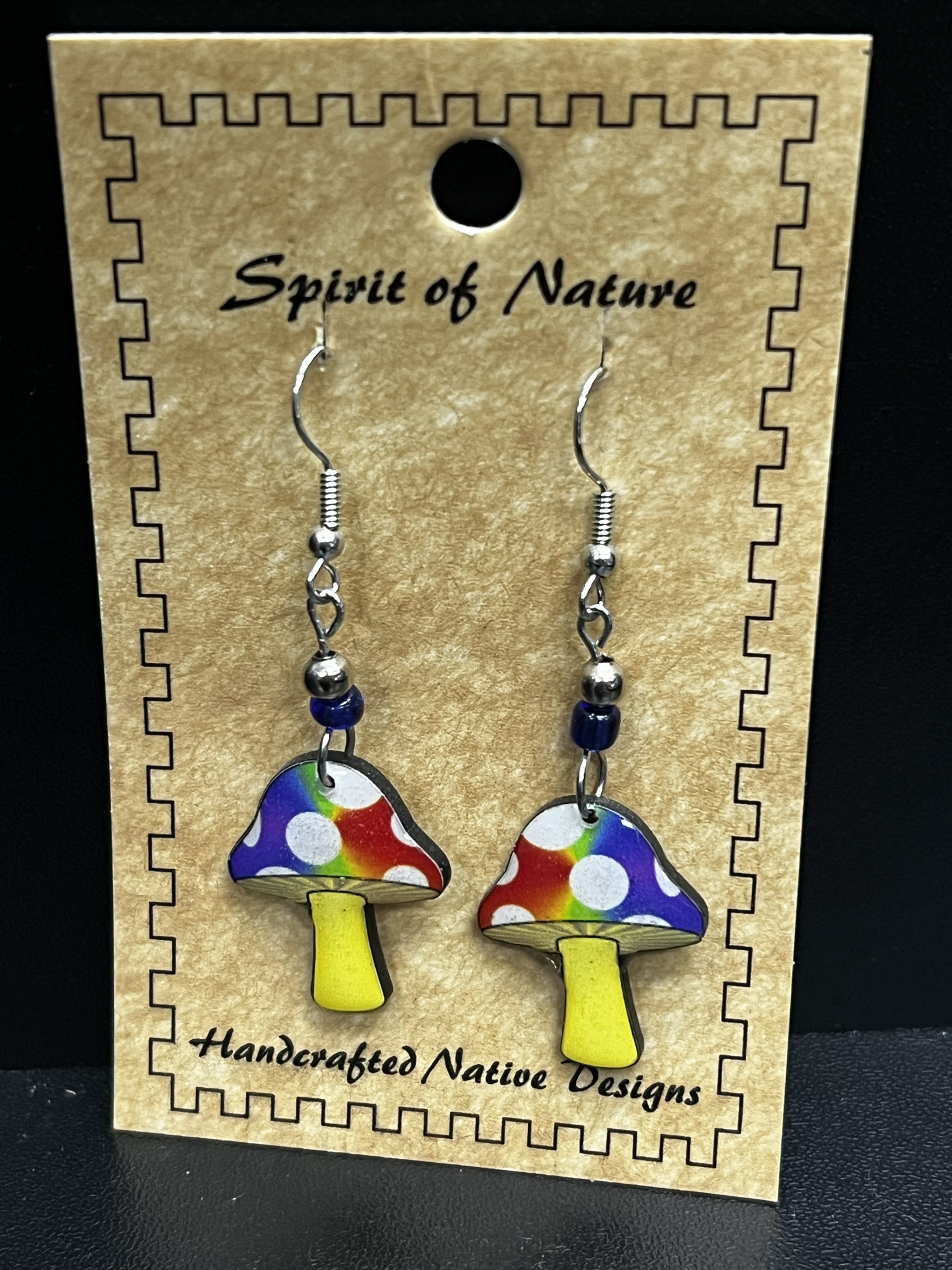 Spirit Of Nature Mushroom Earrings