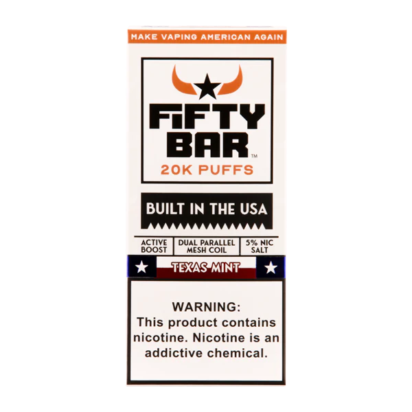 Fifty Bar 20K Texas Edition Disposable Vape