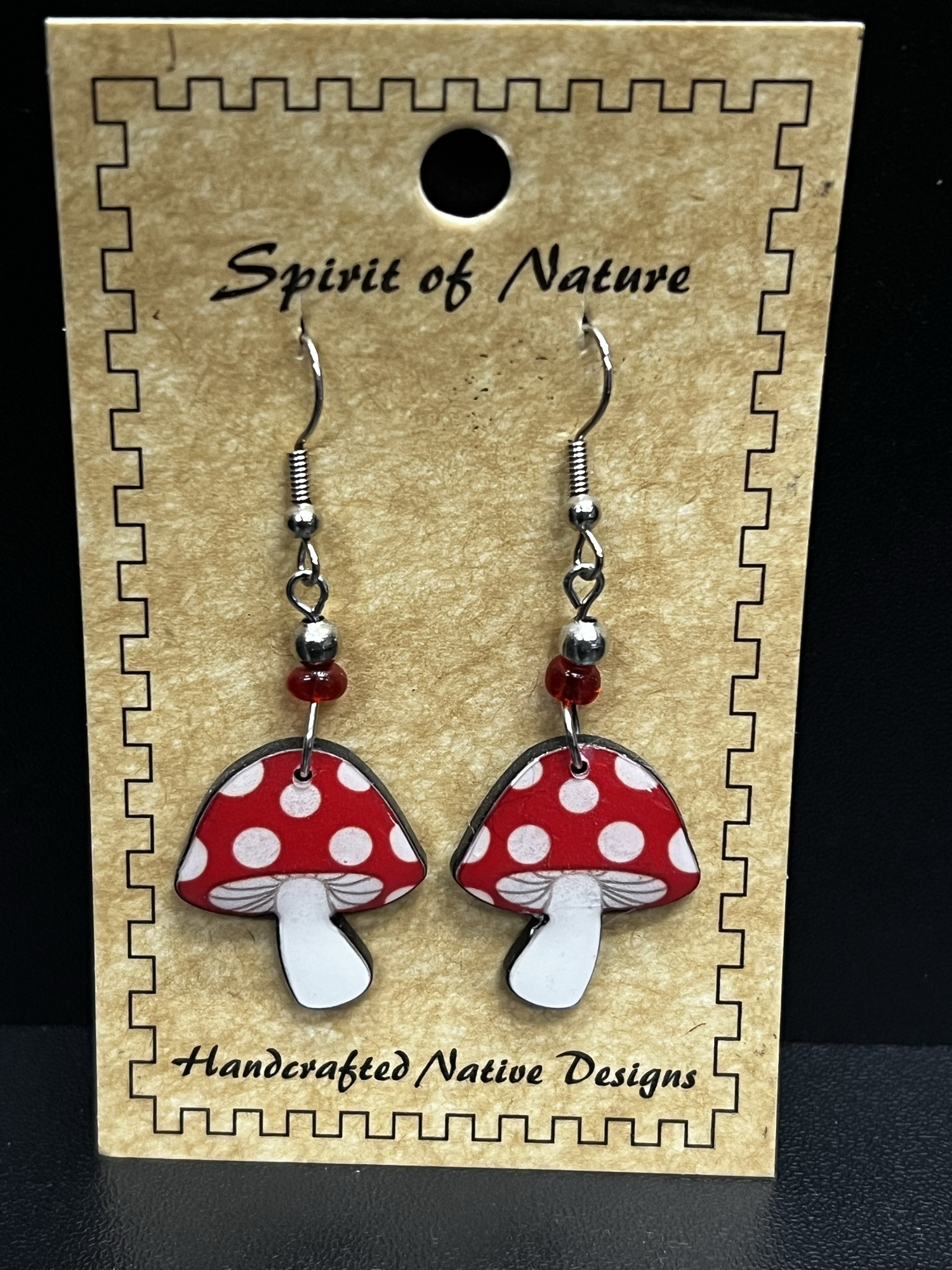 Spirit Of Nature Mushroom Earrings