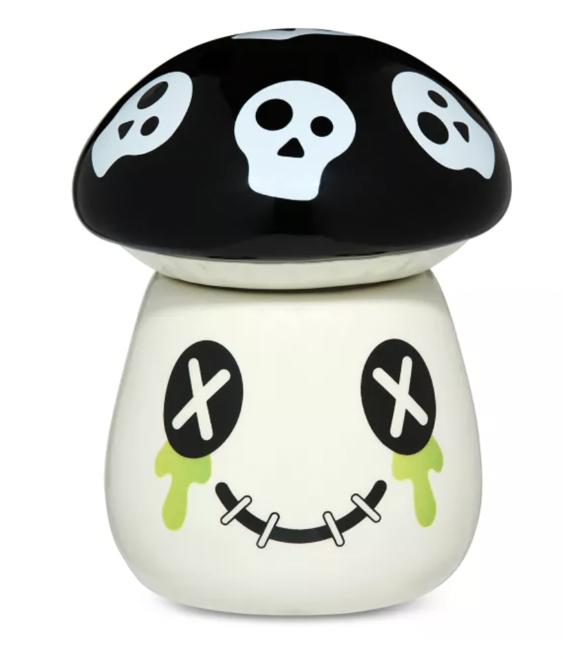 Skull Mushroom Stash Jar
