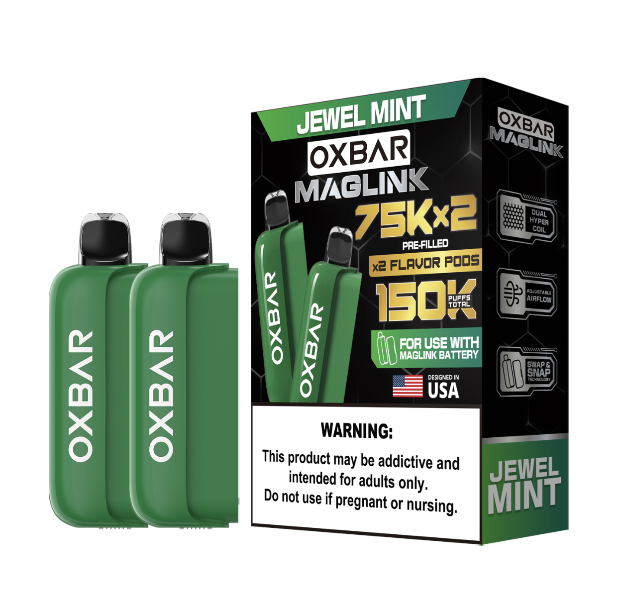 Oxbar MAGLINK 75K Prefilled Pod