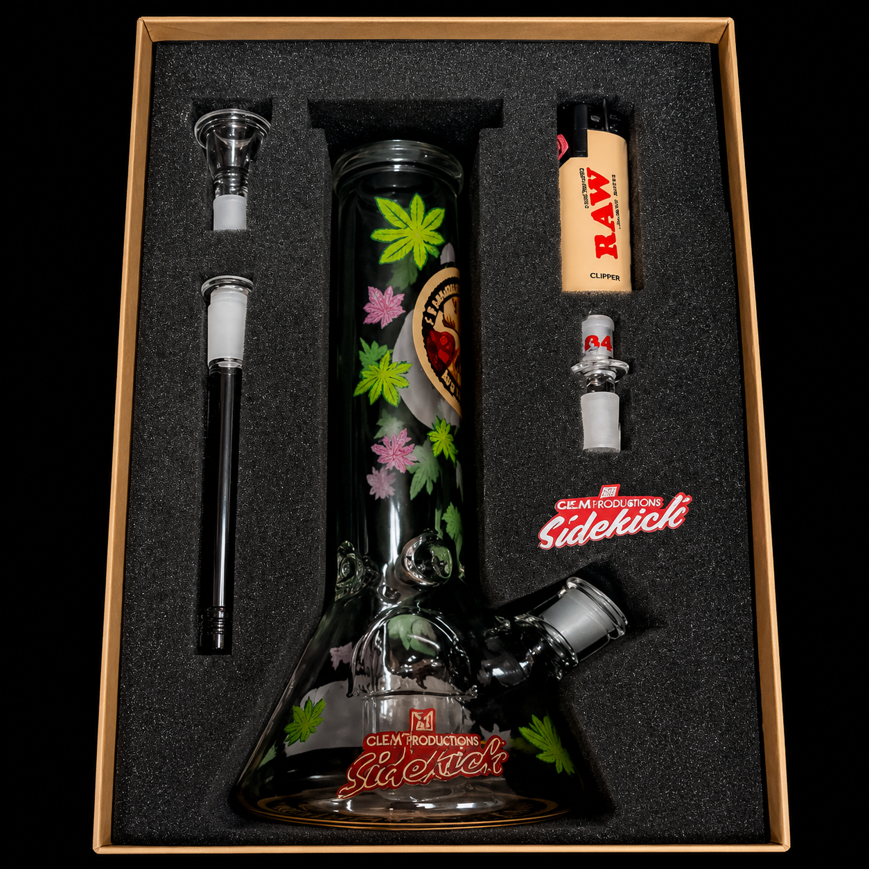 RAW x Gear Premium Sidekick Limited Edition 12" Beaker Water Pipe Kit