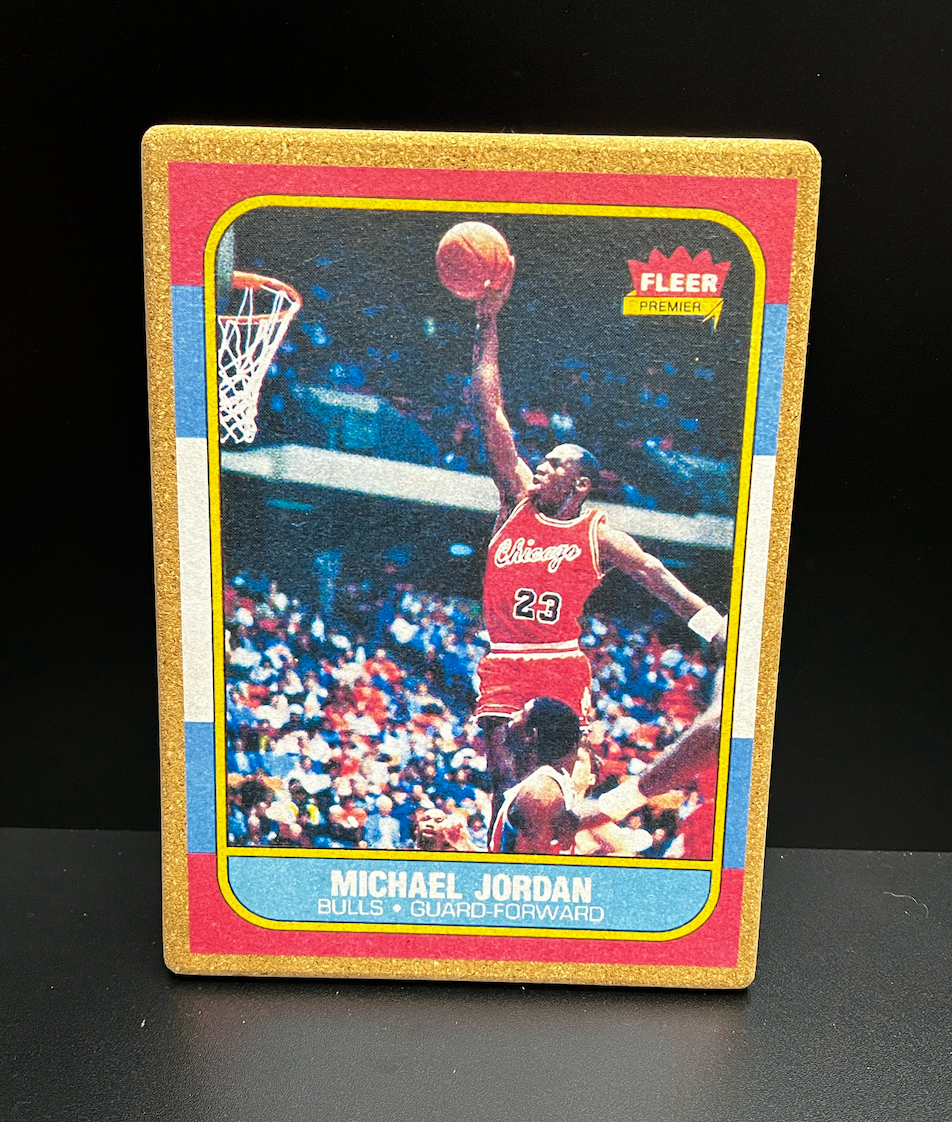 Michael Jordan Cork Dab Mat – 7.25" x 10" Rectangular