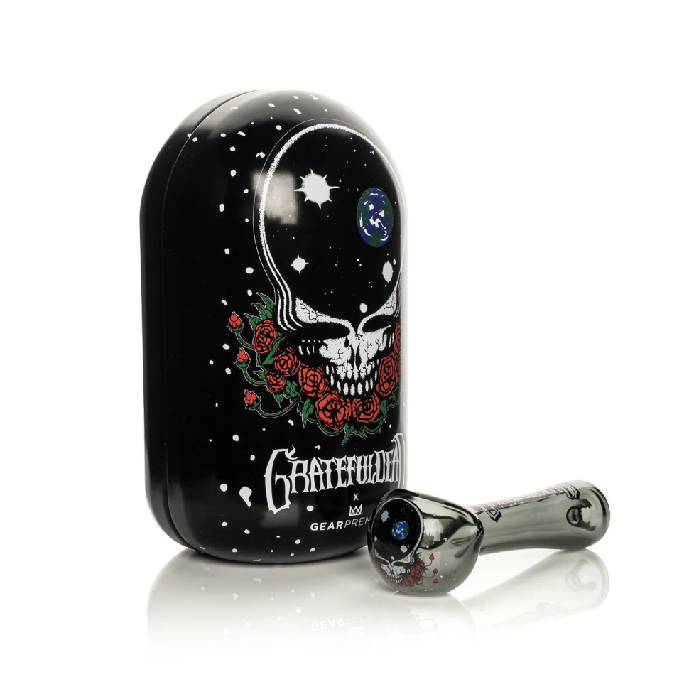 Grateful Dead 4.5" Spoon Hand Pipes w/ Collectible Tin