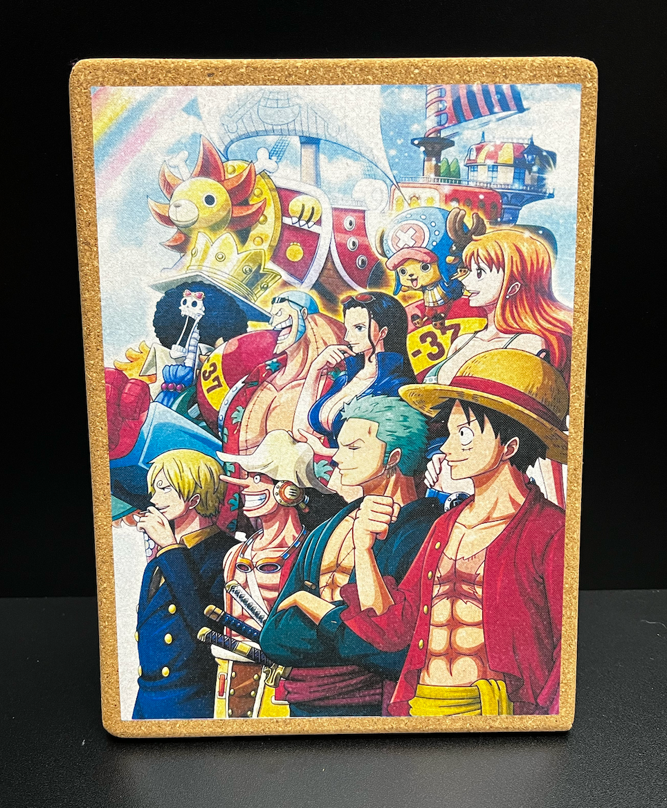 One Piece – Straw Hat Crew Cork Dab Mat – 7.25" x 10" Rectangular