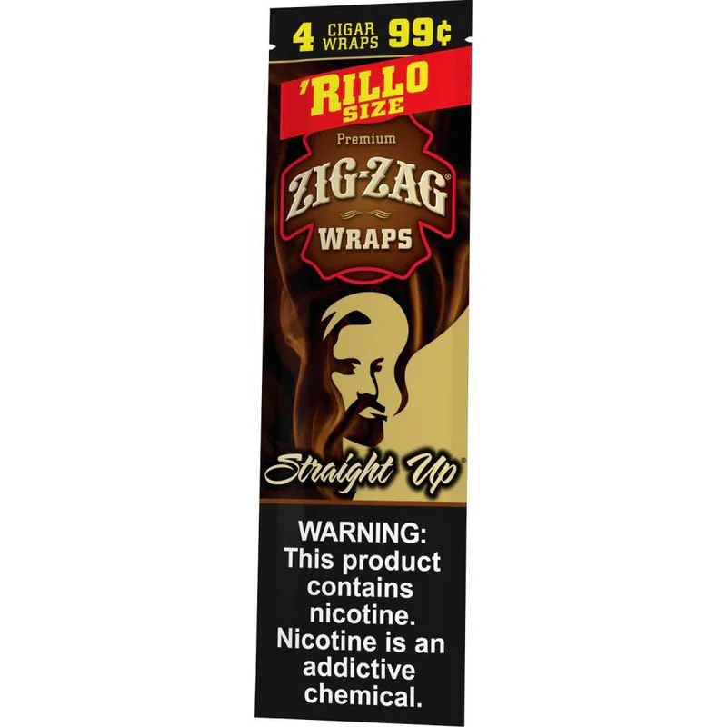 Zig Zag 'Rillo Wraps 4pk