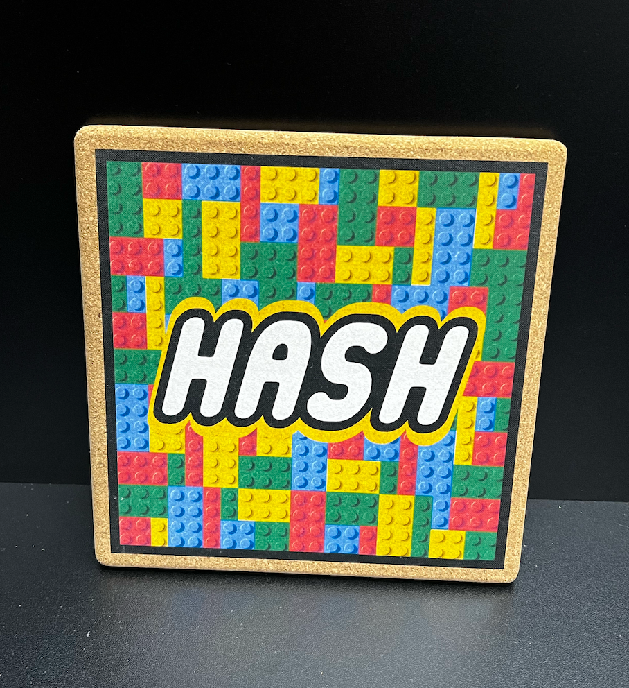 Lego Hash Cork Dab Mat – 7.25" x 7.25" Square