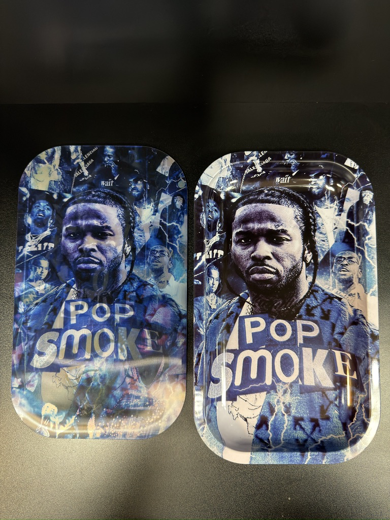 Pop Smoke Metal Rolling Tray