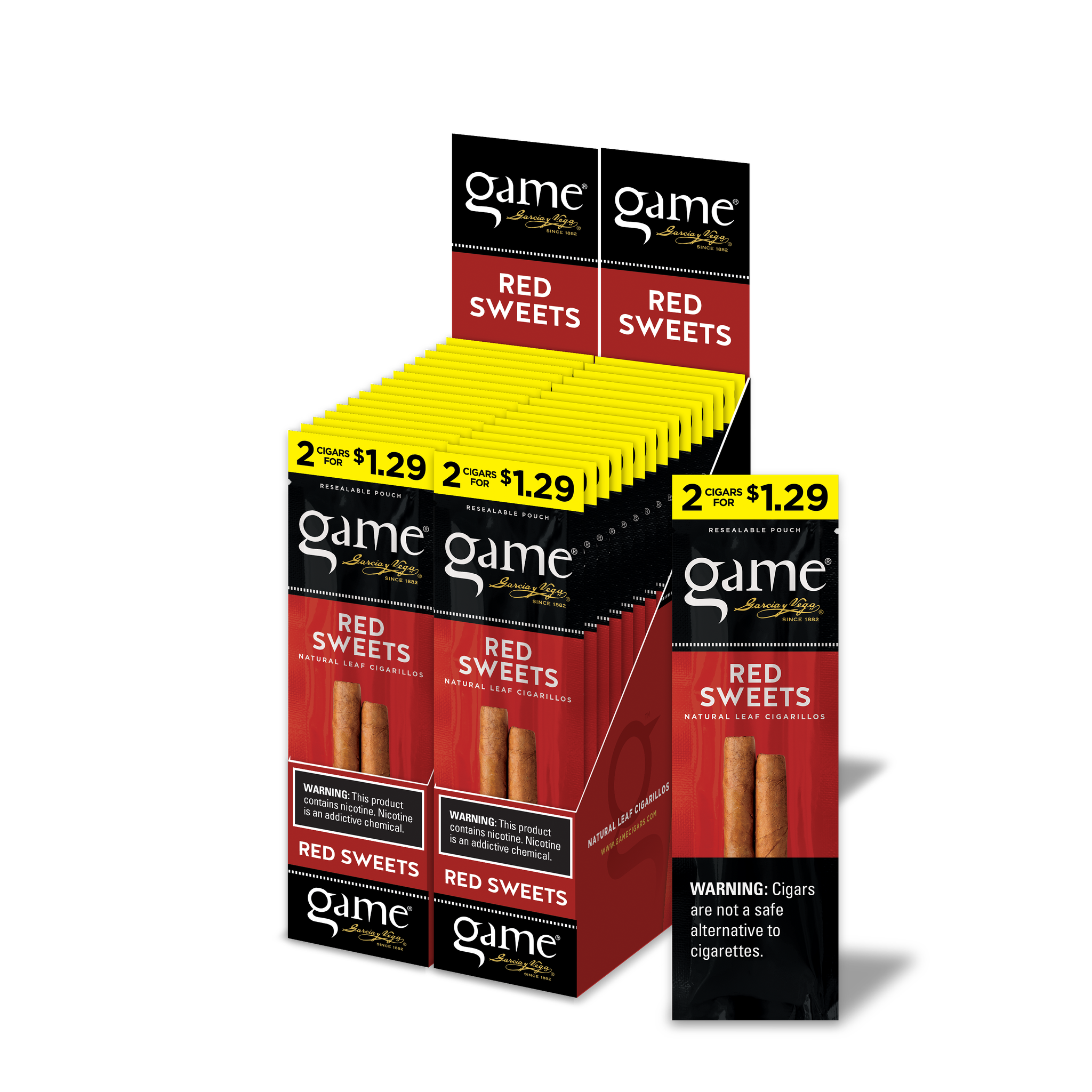 Game Cigarillos 2pk. ($1.29)
