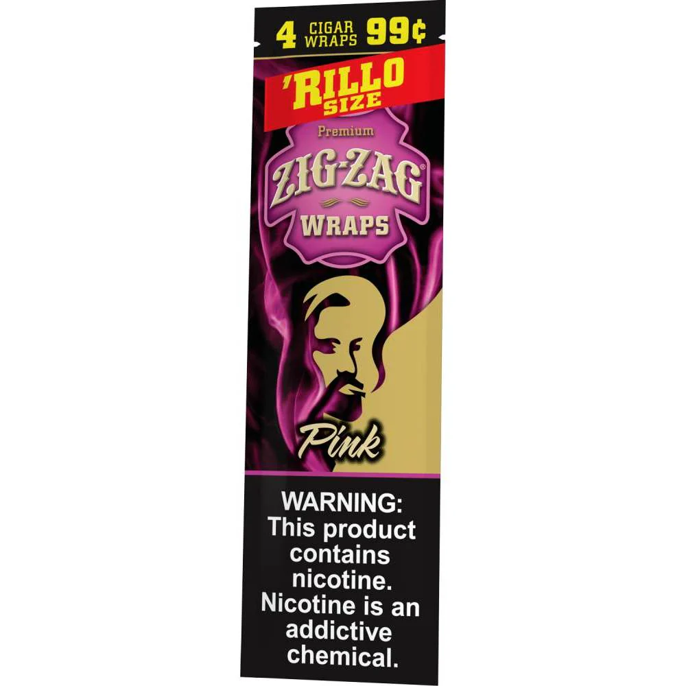 Zig Zag 'Rillo Wraps 4pk