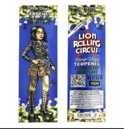 Lion Rolling Circus Terpene Hemp Wrap