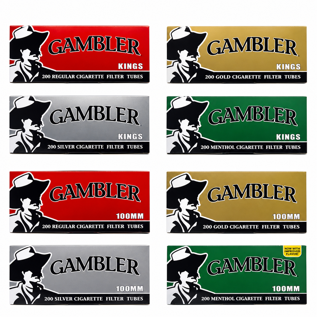 Gambler Cigarette Tubes 200ct