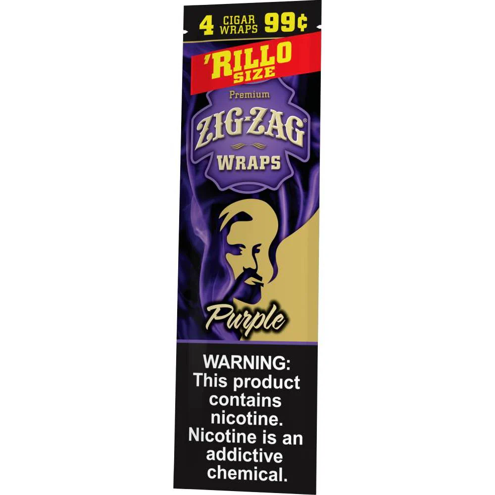 Zig Zag 'Rillo Wraps 4pk