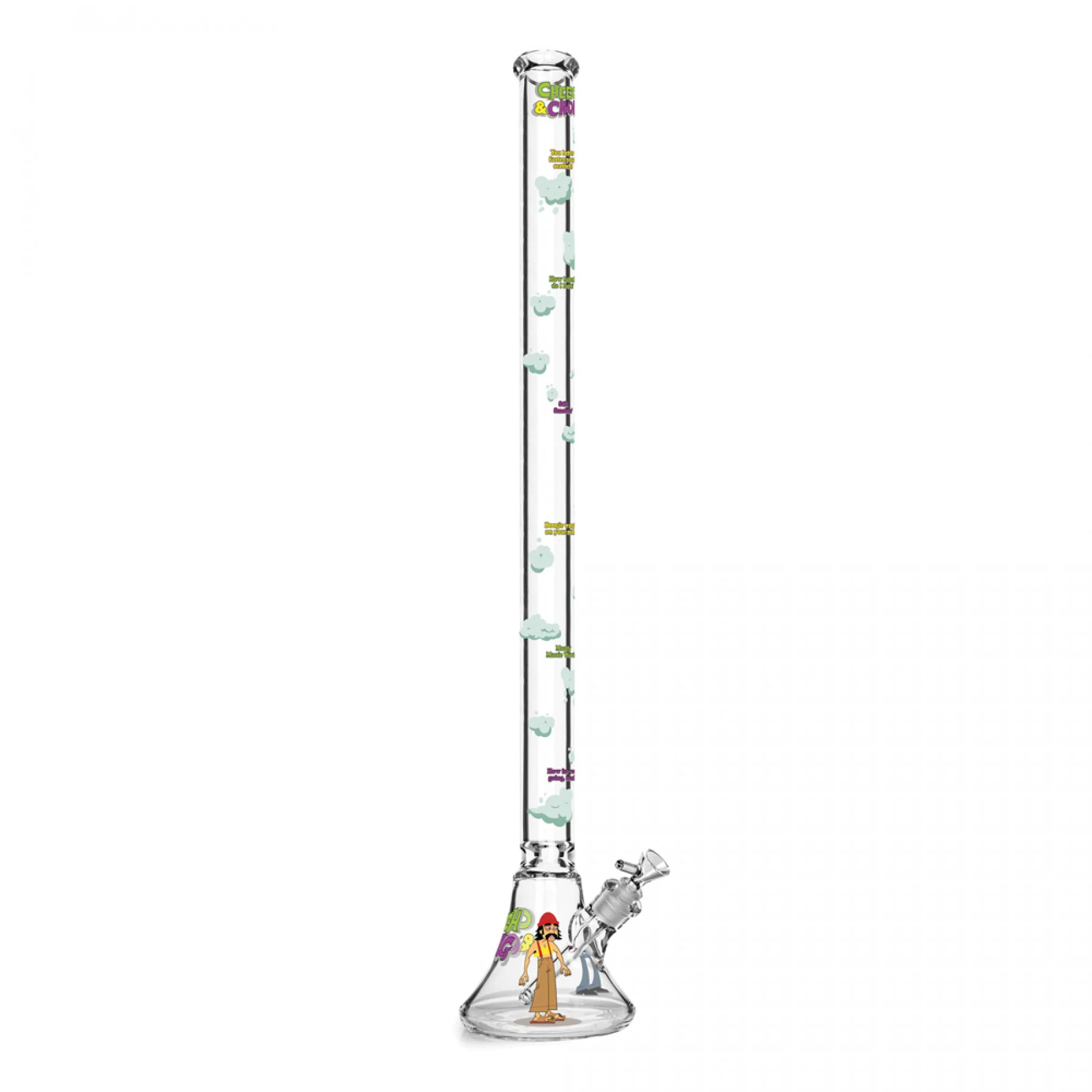 Cheech & Chong 48" How High Are You Bell Base Water Pipe