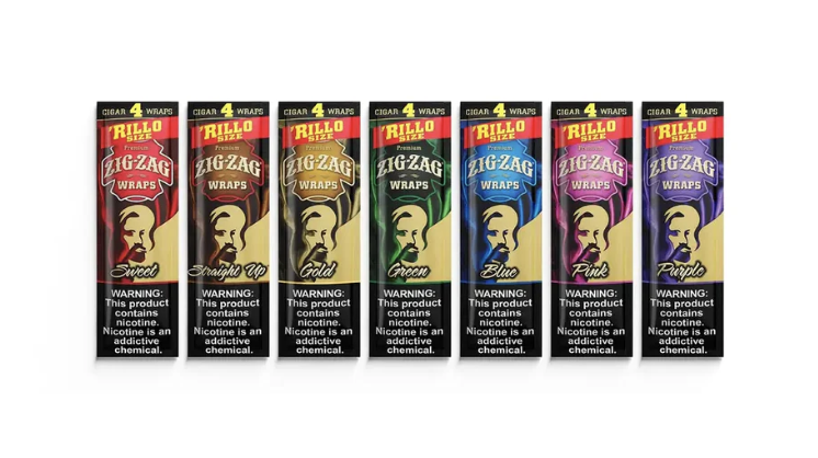 Zig Zag 'Rillo Wraps 4pk