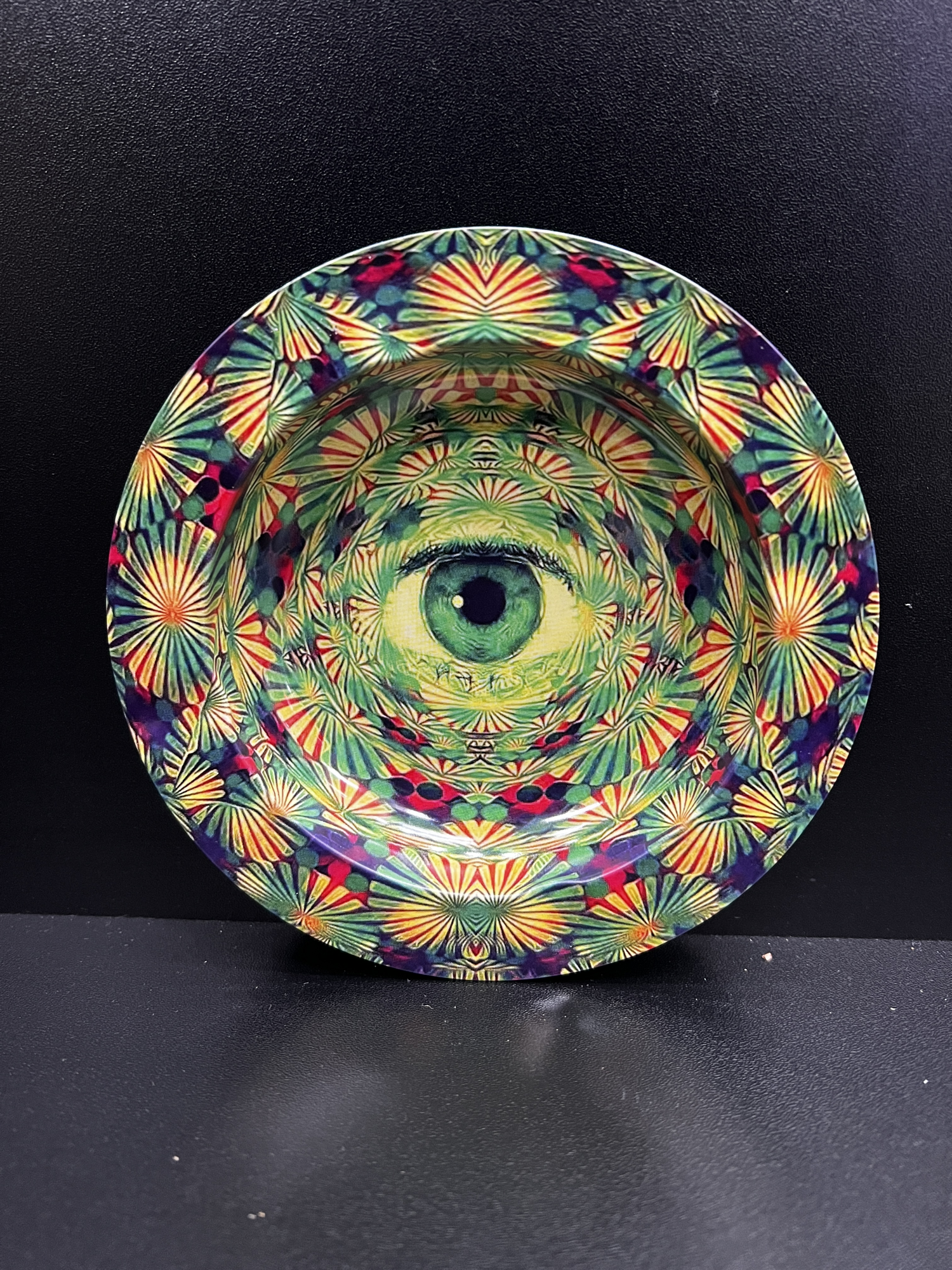 Psychedelic Eye Small Metal Ashtray