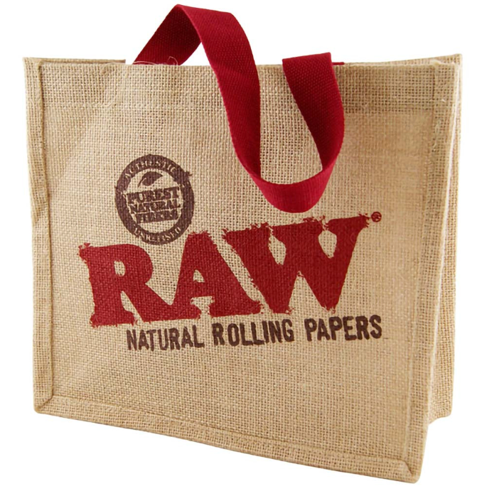 The RAW Burlap Tote Bag