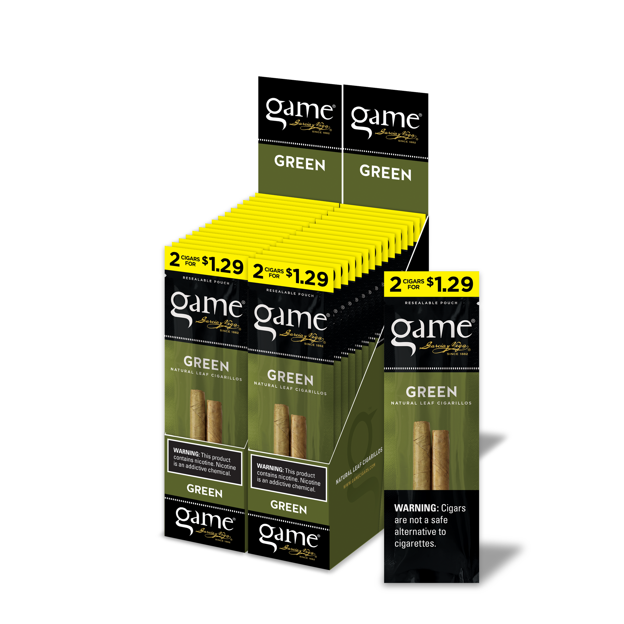 Game Cigarillos 2pk. ($1.29)