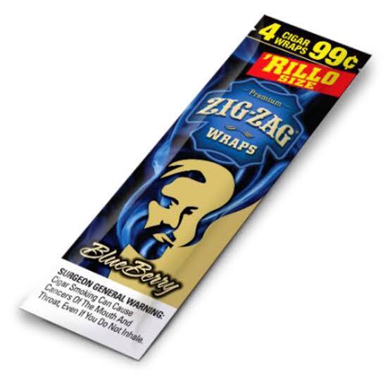 Zig Zag 'Rillo Wraps 4pk