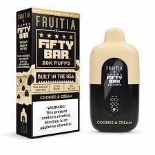 Fifty Bar 20K Fruitia Series Disposable Vape