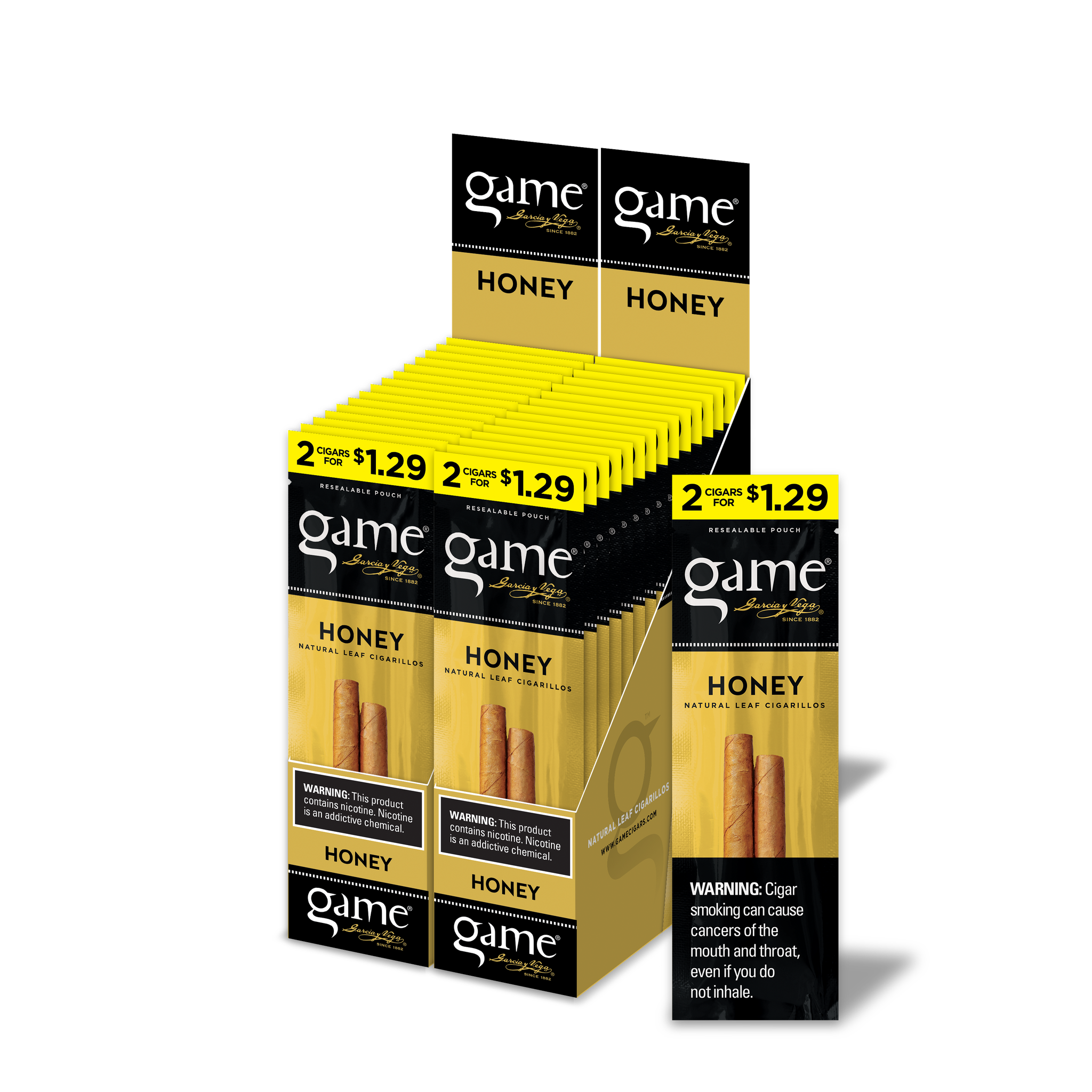 Game Cigarillos 2pk. ($1.29)