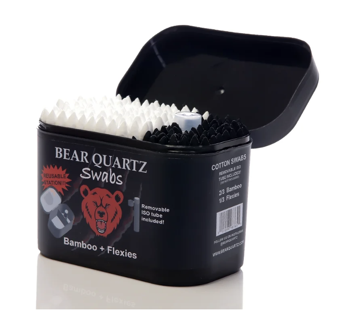 Bear Quartz Swabs Reusable Cleaning Station