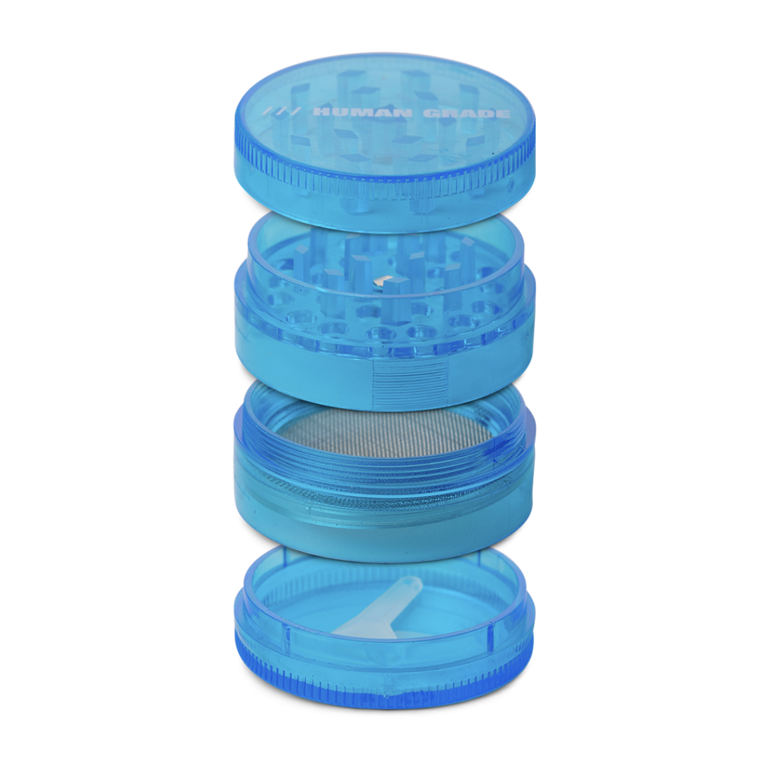 Human Grade Plastic Grinder 4-Piece 2"