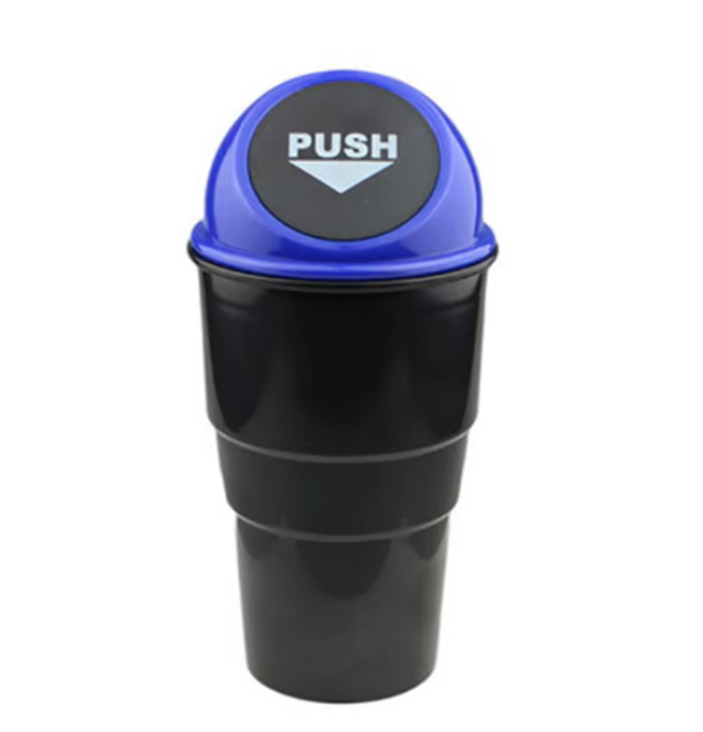 Compact Car Cupholder Trash Can