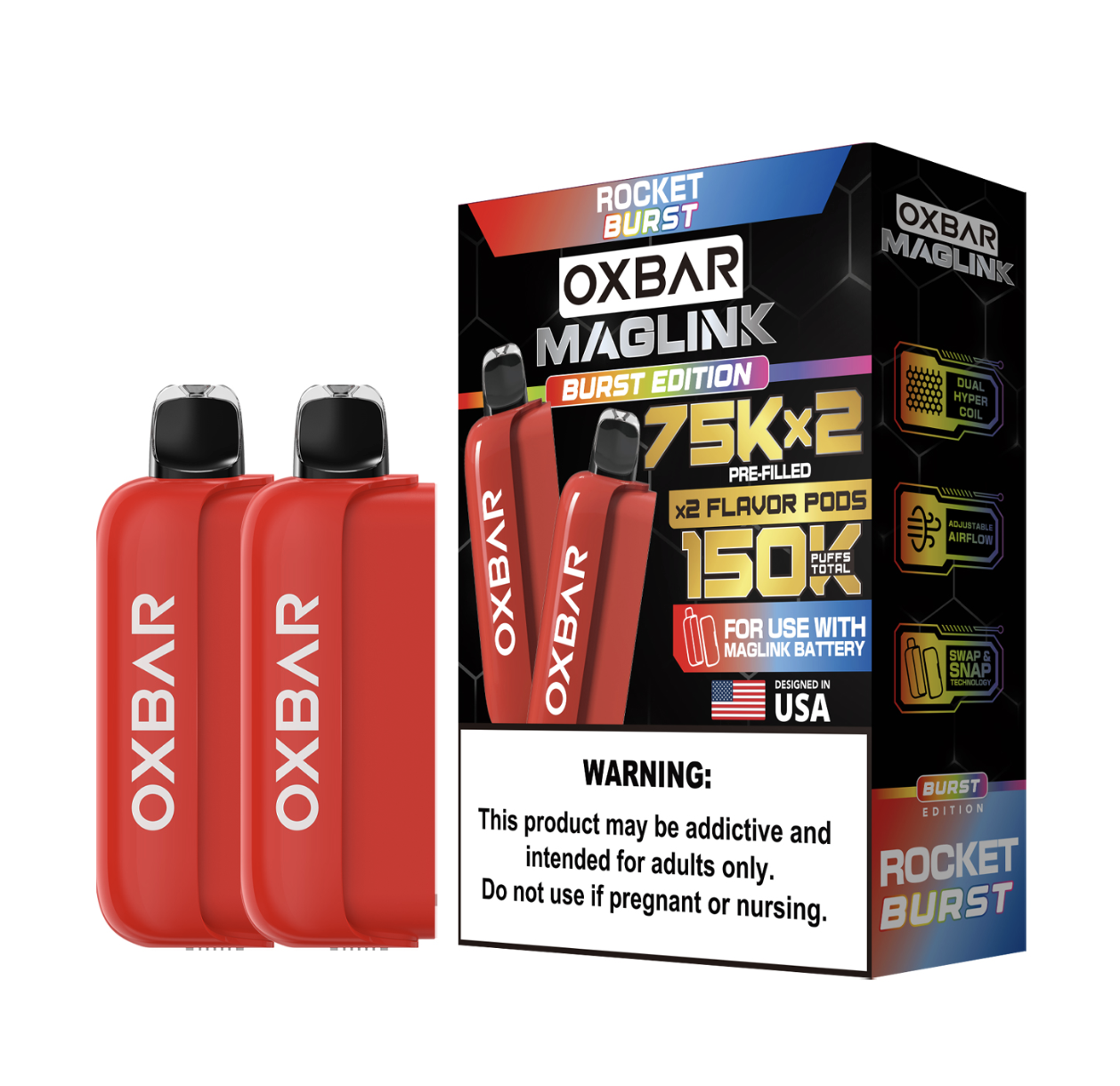 Oxbar MAGLINK 75K Prefilled Pod