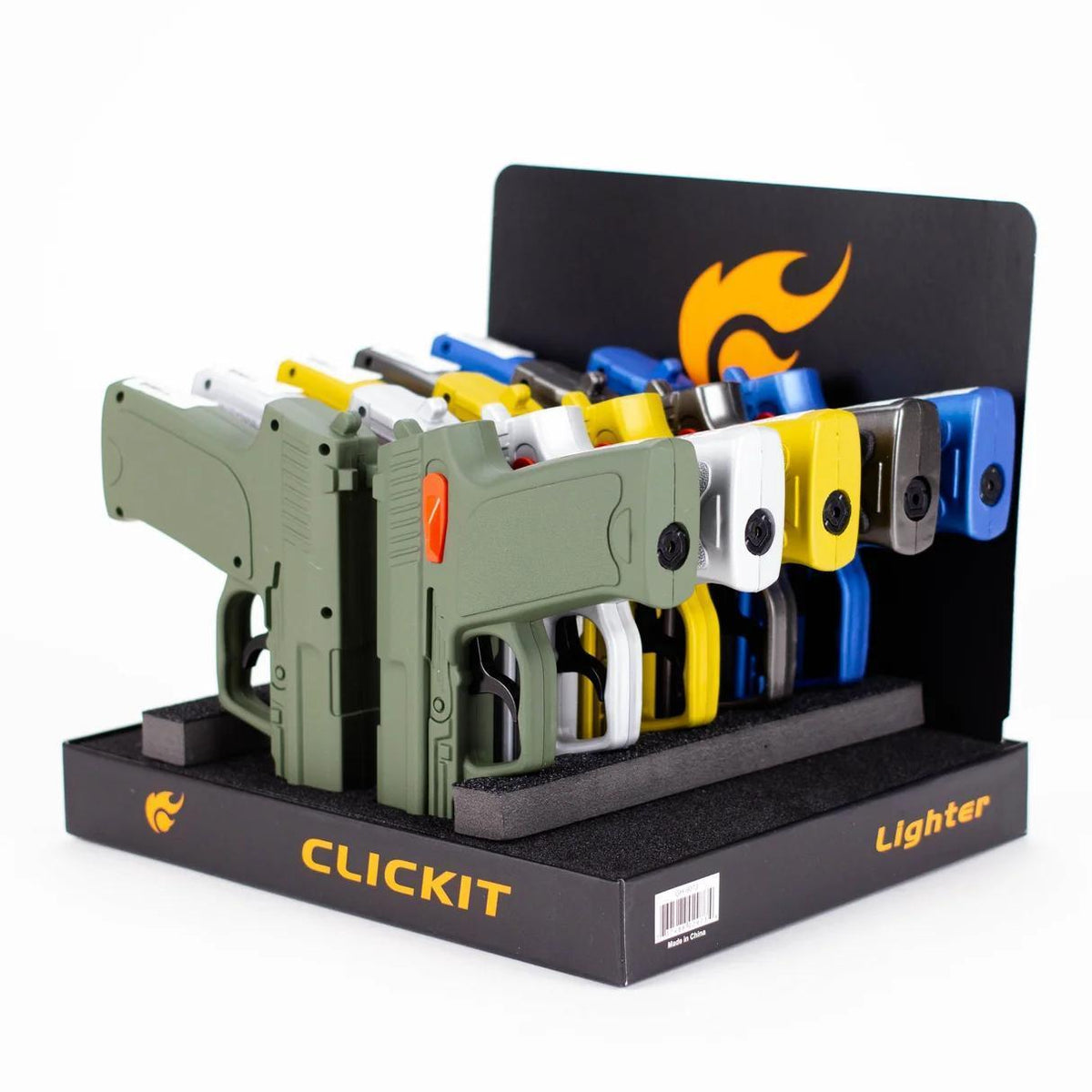 Clickit Novelty Pistol Torch (Colors Vary)