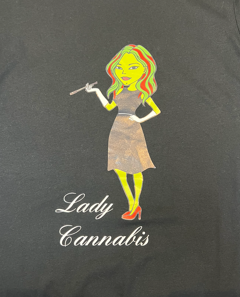 Sir Lady Cannabis Women’s T-Shirt – Premium Cotton-Poly Blend