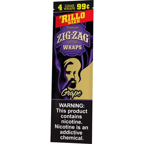 Zig Zag 'Rillo Wraps 4pk