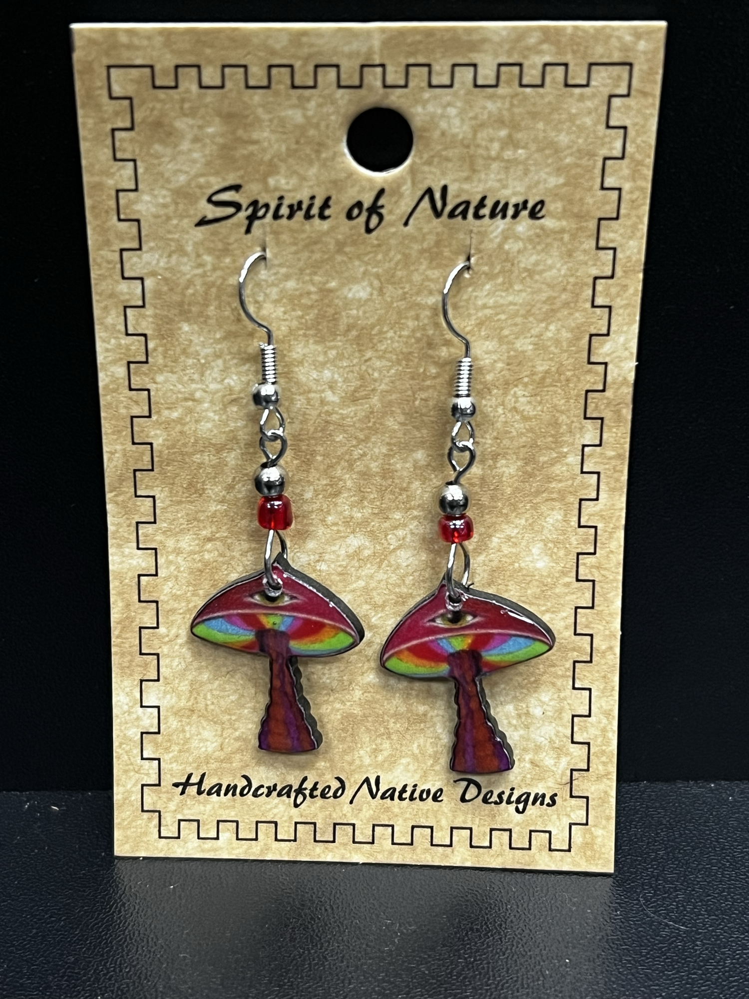 Spirit Of Nature Mushroom Earrings