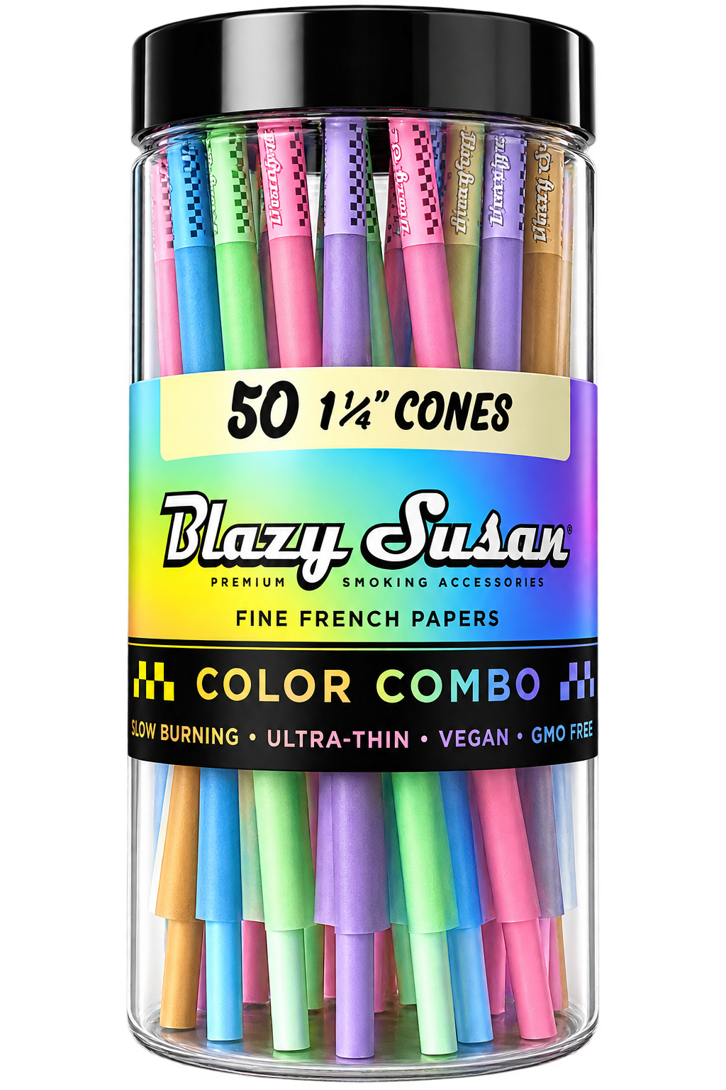 Blazy Susan Color Combo Paper Cones
