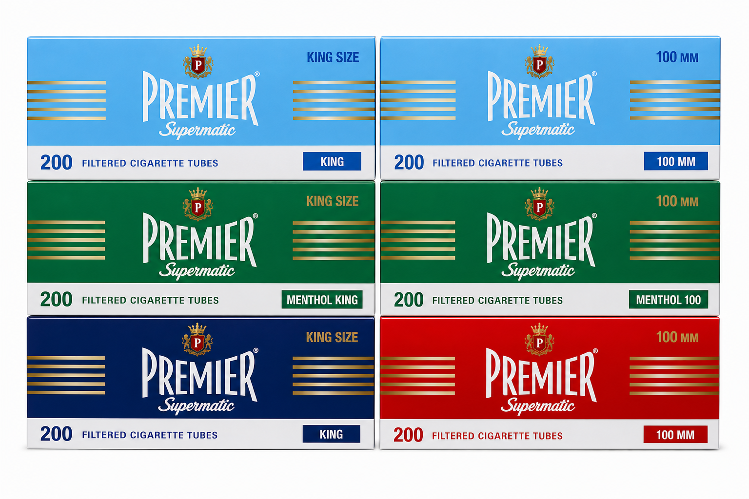 Premier Cigarette Tubes 200ct