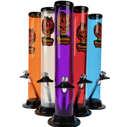 Headway Designs 6-Foot (72") Acrylic Straight Water Pipes