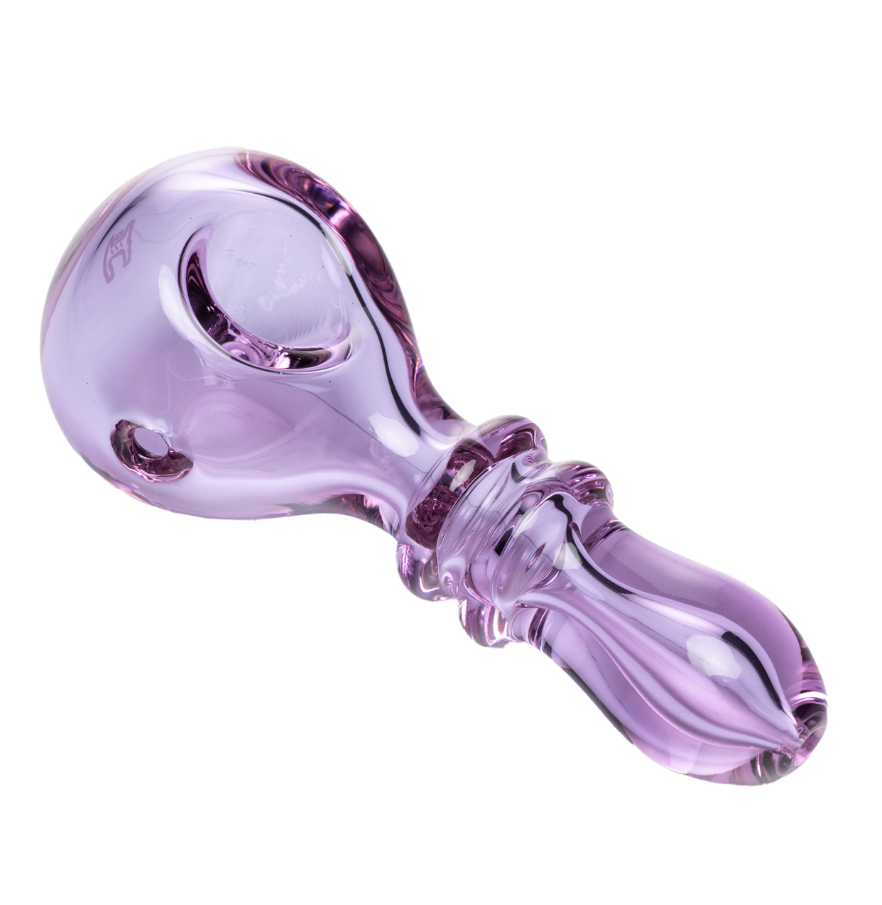 Human Grade Double Ring Spoon Hand Pipe
